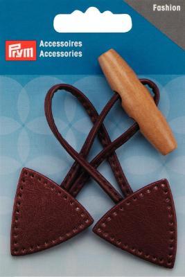 Produktbild Prym Knebelverschluss, braun 15 x 5 cm, Karte
