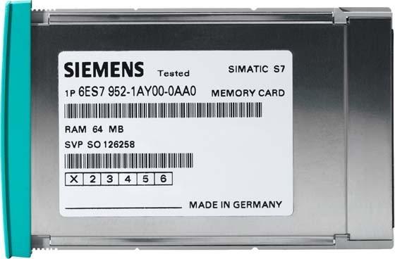 Produktbild Siemens 6ES7952-1AK00-0AA0 SPS-Memory Card (6ES79521AK000AA0)