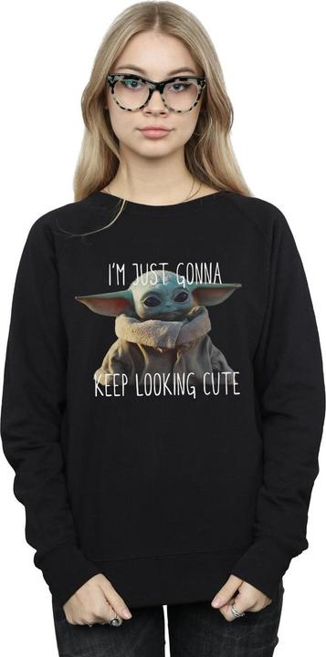 Image du produit Star Wars - Sweat THE MANDALORIAN KEEP LOOKING CUTE - Femme (S)