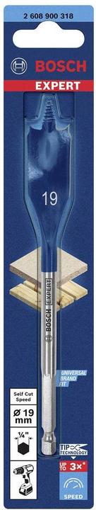 Image du produit Bosch Professional Zubehör Mèche à fraiser plate EXPERT Self Cut Speed, 19 x 152 mm (19 millimètres)