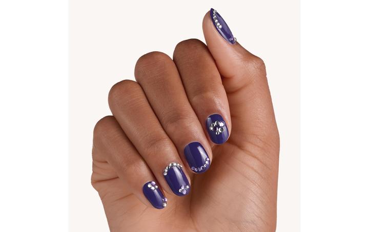 Actual product image essence 3D Nail Jewels (Nail glue, Violet)