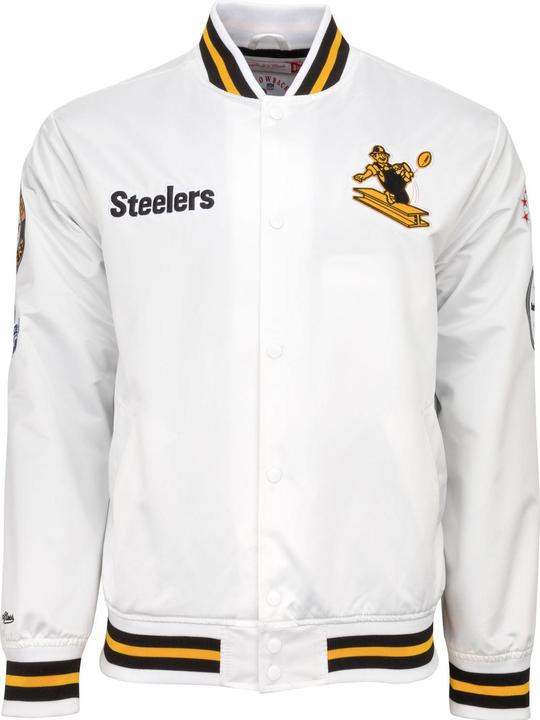 Mitchell & Ness City Lightweight Satin Jacke Pittsburgh Steelers - M (M)