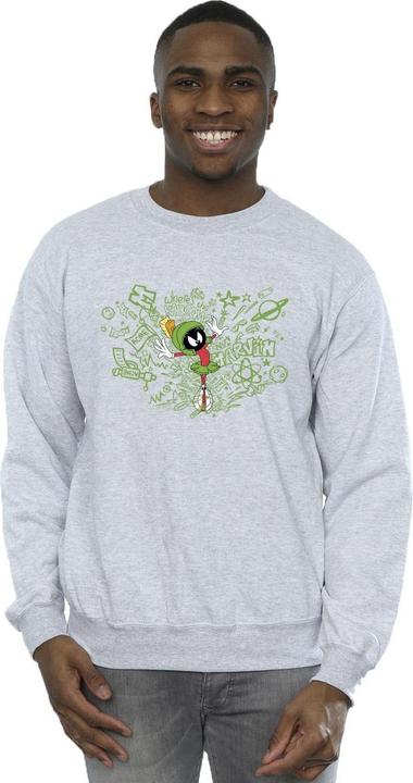 Immagine prodotto Looney Tunes ACME Doodles Marvin Martian Felpa Uomo (3XL)