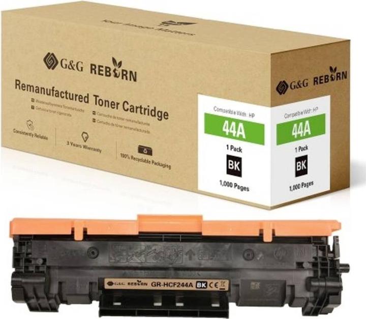 Actual product image G&G Toner replaces HP 44A Compatible Black 1000 pages Reborn remanufactured 2