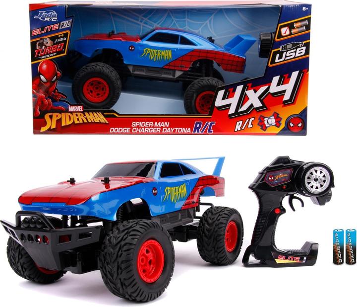 Actual product image Jada Marvel Spider-Man RC Daytona