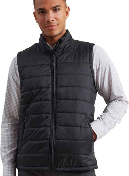 Actual product image Premier Mens Recyclight Padded Gilet (L)
