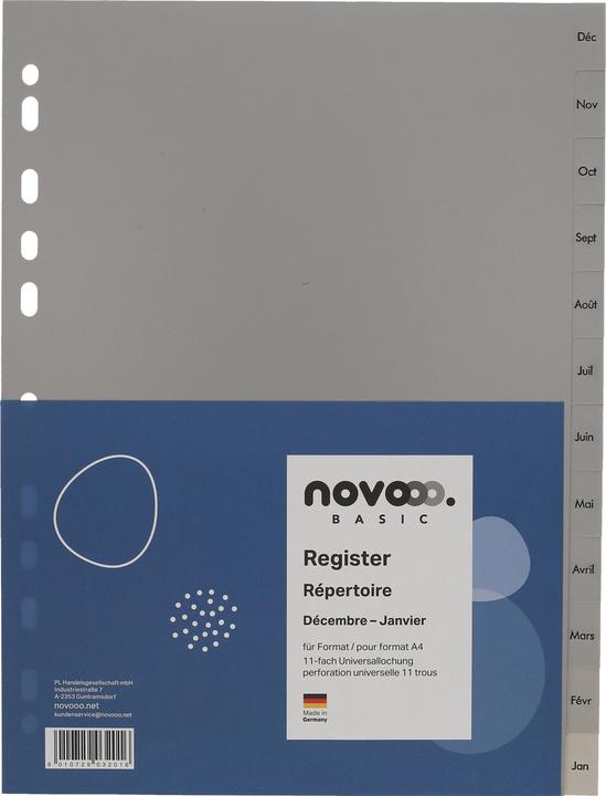 Immagine prodotto Novooo Indice PP grigio A4