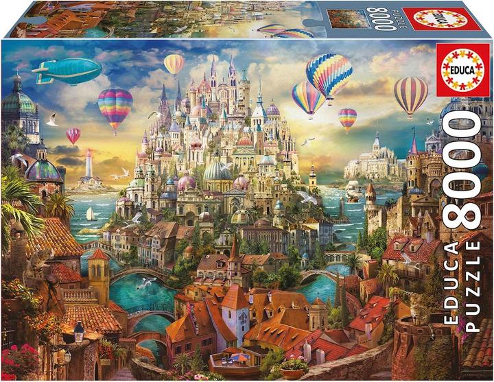 Immagine prodotto Educa Puzzle della Città dei Sogni da 8000 pezzi (8000 pezzi)
