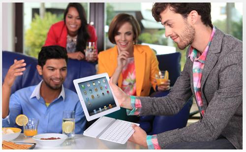 Productafbeelding Logitech Ultrathin Keyboard Cover (NL, IPad 3, IPad 2)