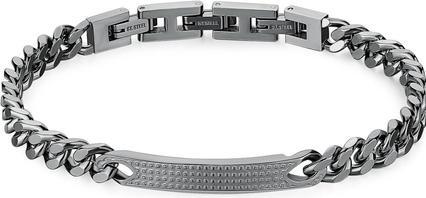 Brosway Bullet Bul61 Men's Bracelet with 316L PVD Black Steel Plate and Chain