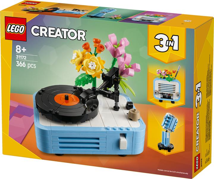 Actual product image LEGO Plattenspieler mit Blumen (31172, LEGO Creator Expert)