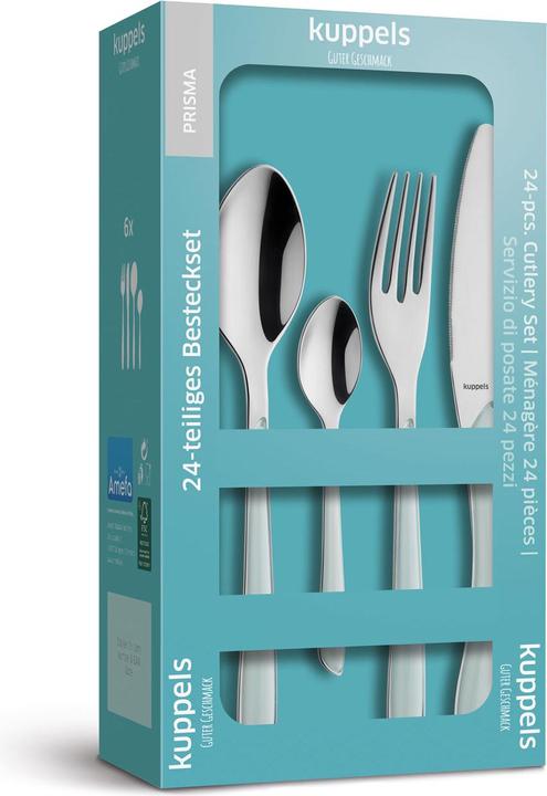 Actual product image Kuppels Cutlery set 24 pieces mint 2214 Prisma (24 Piece, Cutlery set)