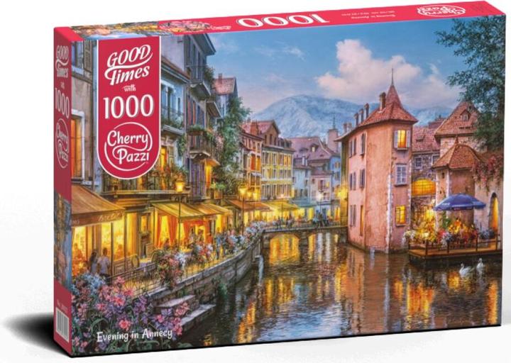Actual product image Cherry Pazzi Puzzle Evening in Annecy 1000 pieces (1000 pieces)