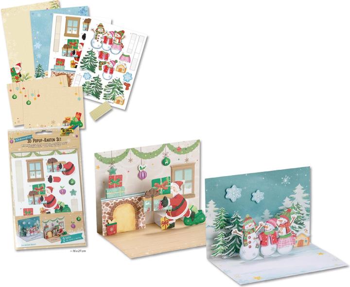 Produktbild Folia Weihnachtskarten-Set (2 Stk.)
