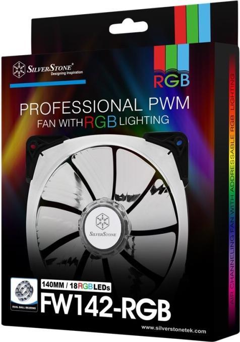 Image du produit Silverstone SST-FW142-RGB, Ventilateur RGB (140 mm, 1 x)