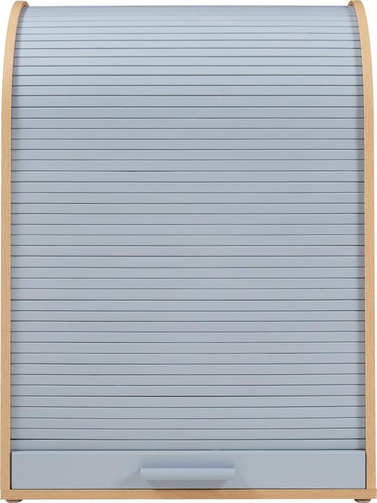 Image du produit En.Casa Rollladenschrank Kavlinge 80x60x40 cm Bambus/Grau (80 x 60 x 40 cm)