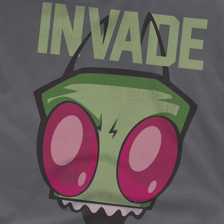 Actual product image Invader Zim Mens Invade T-Shirt (4XL)