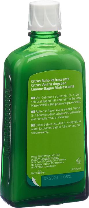 Actual product image Weleda Citrus (200 ml, Bath oil)