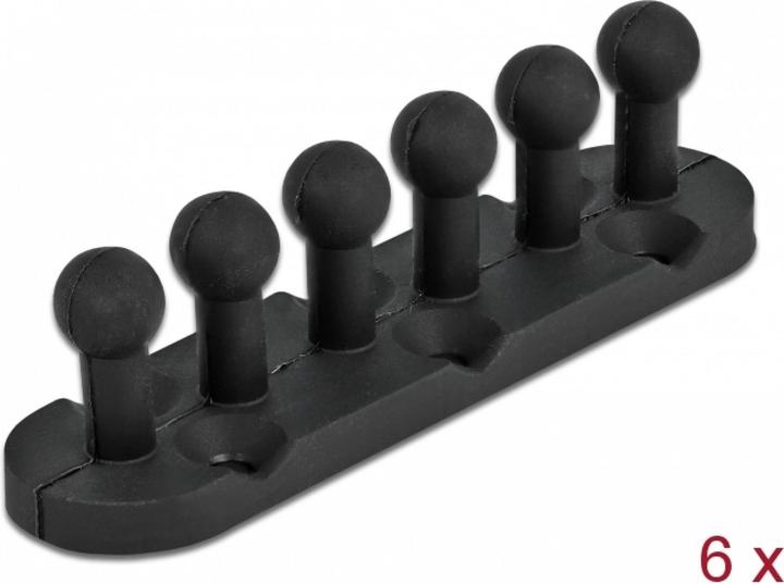 Actual product image Delock Cable holder table mountable, surface mountable, suitable for wall mounting