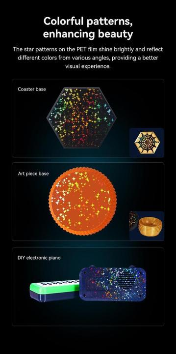 Actual product image Creality Print platform Double-sided "Stars