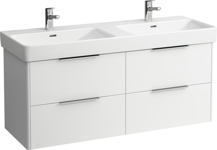 Actual product image Laufen Base vanity unit, 4 drawers, 1260x440x530mm, for washbasin H814968, H402514110