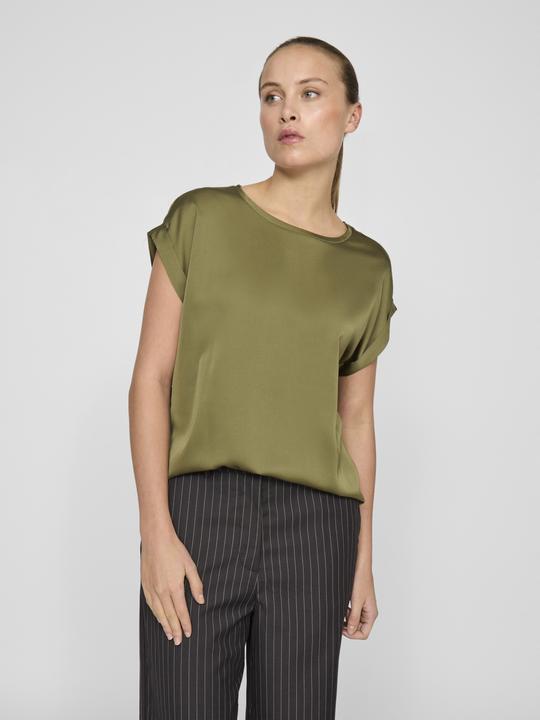 Actual product image Vila Round neckline top with short sleeves (36)