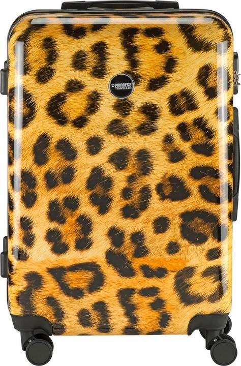 Princess Animalabdruck von Traveller - Reisekoffer - Leopard - mittel - 66 cm - Doppelräder (107 l)
