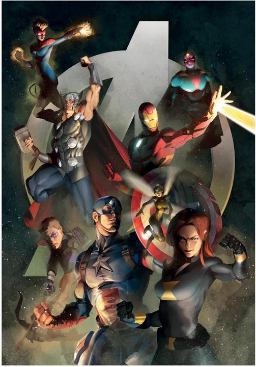 Actual product image Clementoni Puzzle Disney 100 Years - Avengers, 1000pcs. (1000 pieces)