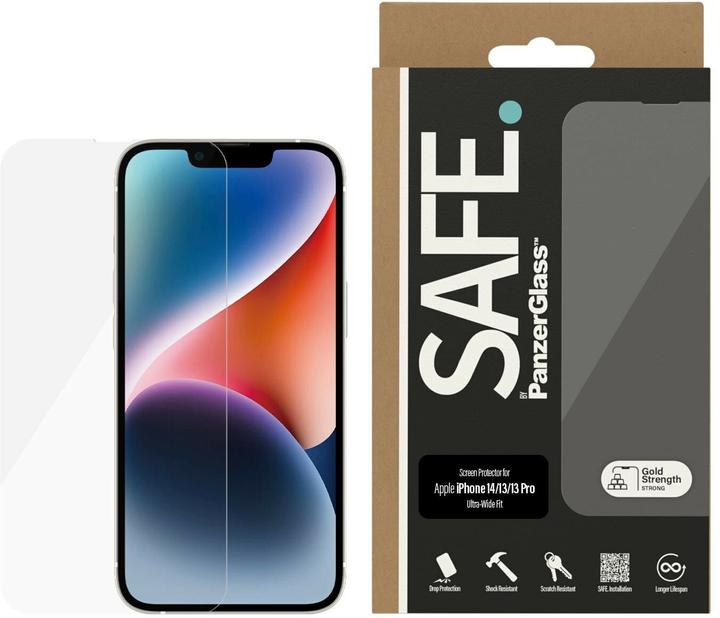 Produktbild PanzerGlass Safe. (1 Stück, Apple iPhone 14, Apple iPhone 13)