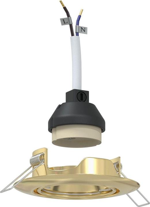 Immagine prodotto VidaXL Lampen Set von 12 Gold Metall, Kunststoff 9 cm Leichtes Gewicht (GU10)