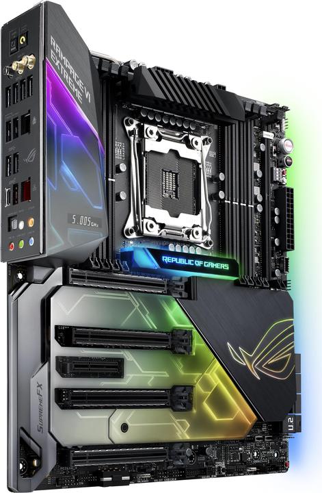 Actual product image ASUS Rampage Vi Extreme (LGA 2066, Intel X299, E-ATX)