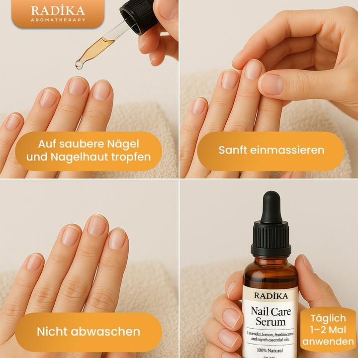 Produktbild Radika Nagelöle, Nagelpflege, Handcreme, 100% Rein, BIO, natürlich, 10 ml (10 ml)