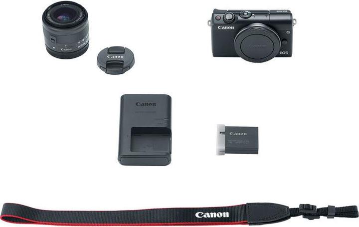Produktbild Canon EOS M100 Kit (15 - 45 mm, 24.20 Mpx, APS-C / DX)