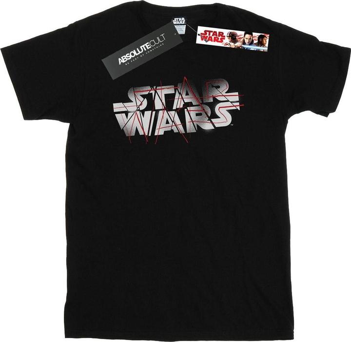 Actual product image Star Wars Mens The Last Jedi Spray Logo T-Shirt (XL)