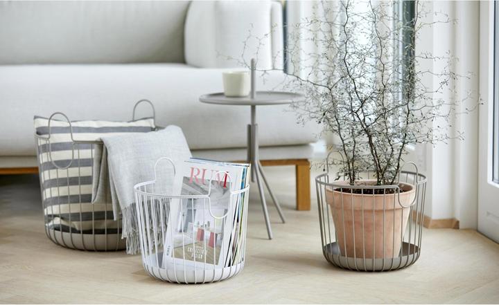 Immagine prodotto Zone Denmark Zone Storage Basket INU Ø 40,6 cm Taupe (1 x, 42 x 42 x 42 cm)