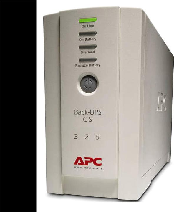 Immagine prodotto APC BACK-UPS CS 325VA 230V W/O SW Progetto (P) (325 VA, 210 W, Standby UPS)