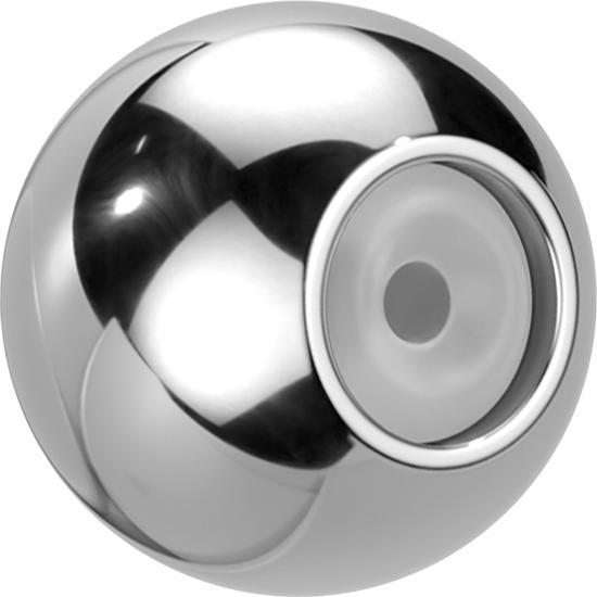 Star Piercing Boucles d'oreilles fermoir boule argent (Titane G23, sans laiton)