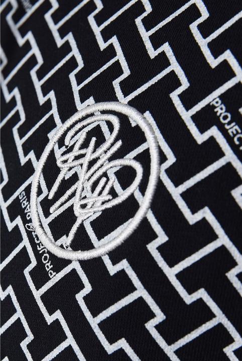 Image du produit Project X Paris Sweatshirt à capuche zippé imprimé monogramme (M)
