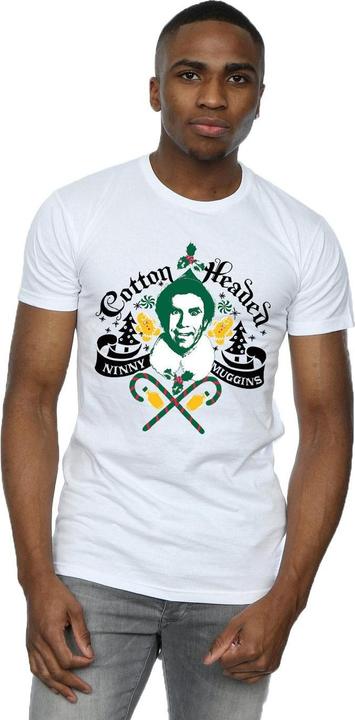 Actual product image Elf Mens Cotton Headed Ninny Muggins T-Shirt (XL)