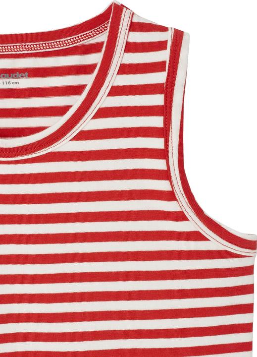Actual product image Vertbaudet Bio-Kollektion: 3er-Pack Jungen Trägershirts mit Ringelmuster (158)