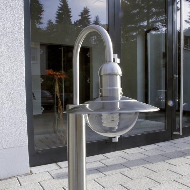 Produktbild Lindby Damion Garten Leuchten Stainless Steel (E27, IP44)