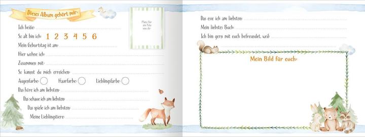 Produktbild Freundebuch - Waldtiere