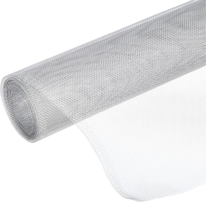 Produktbild tesa Insektenschutz Lichtschachtgitter aus Aluminium, für Keller Fenstergitter (60 x 135 cm)