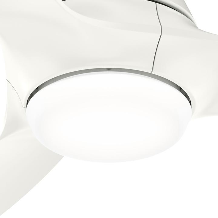 Actual product image Hunter Fans DC Deckenventilator Calabasas Weiss mit LED (40 dB)