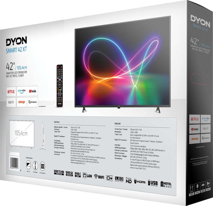 Produktbild Dyon Smart 42 XT (42", LED, Full HD, 2021)