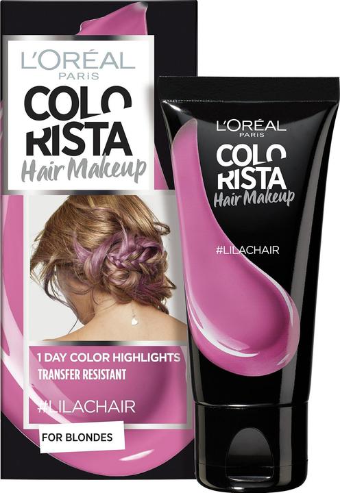 Image du produit L'Oréal Paris L'Oreal Paris Colorista Hair Coloration temporaire Lilac Blonde 30ml (Lilac Blonde)