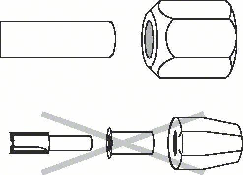 Produktbild Bosch Professional Zubehör Spannzange, 6 mm, 19 mm