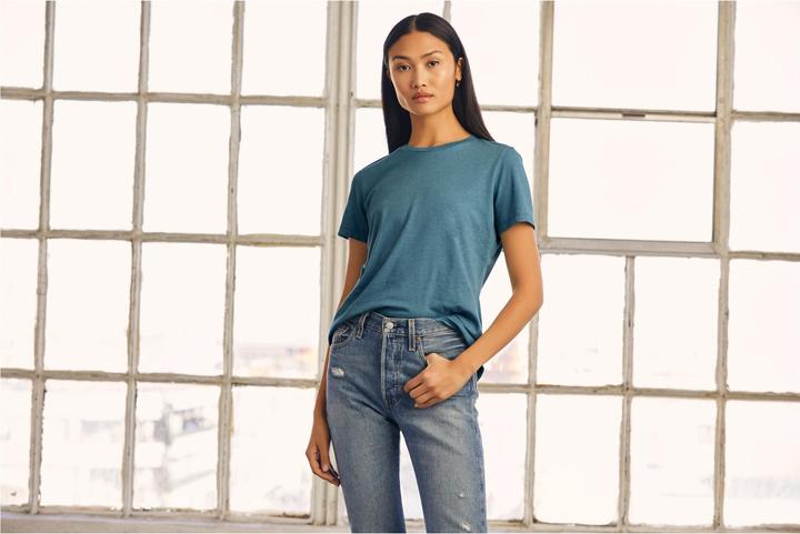 Produktbild Bella Canvas Relaxed Fit Heather CVC Tee (L)