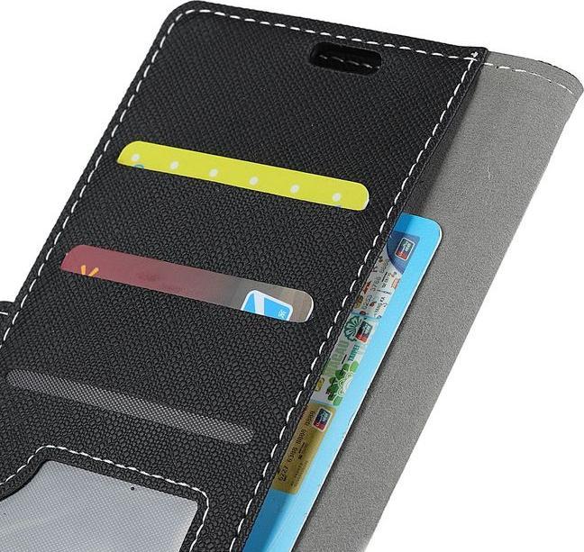 Immagine prodotto MU Classic Copertina in pelle con motivo a croce (OnePlus 5T)