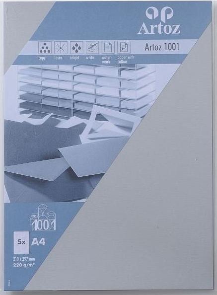 Artoz 1001 A4 220g light gray 5 boxes (A4, 220 g/m², 5 x)